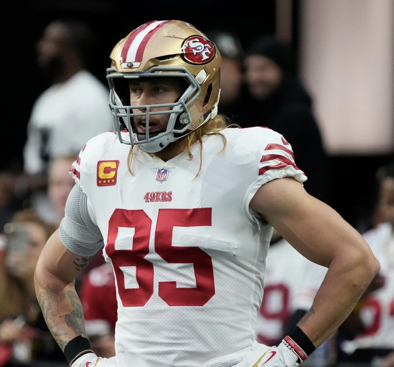 George Kittle San Francisco 49ers
Jersey #85 Nike Vapor Elite white
Size 44 (Large) NFL