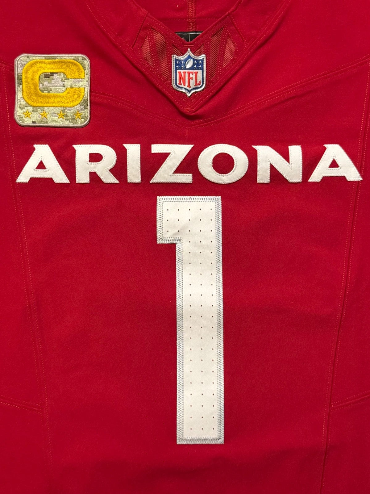 Kyler Murray Arizona Cardinals
Jersey #1 Nike Vapor FUSE Elite red Size 44 (Large) NFL