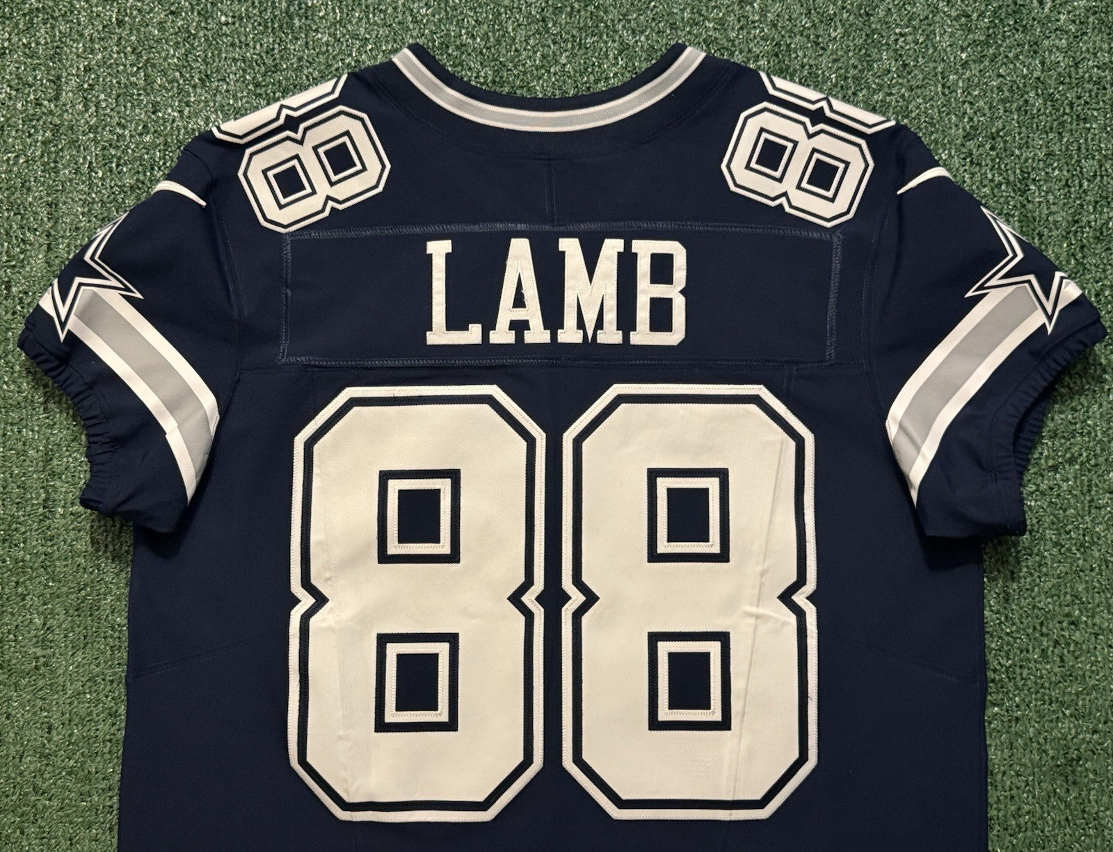 Ceedee Lamb Dallas Cowboys jersey #88 Nike Vapor FUSE Elite Navy size 44 (Large) NFL