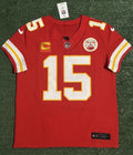 Patrick Mahomes Kansas City Chiefs Jersey #15 Nike Vapor FUSE Elite Red Size 44 (L) NFL
