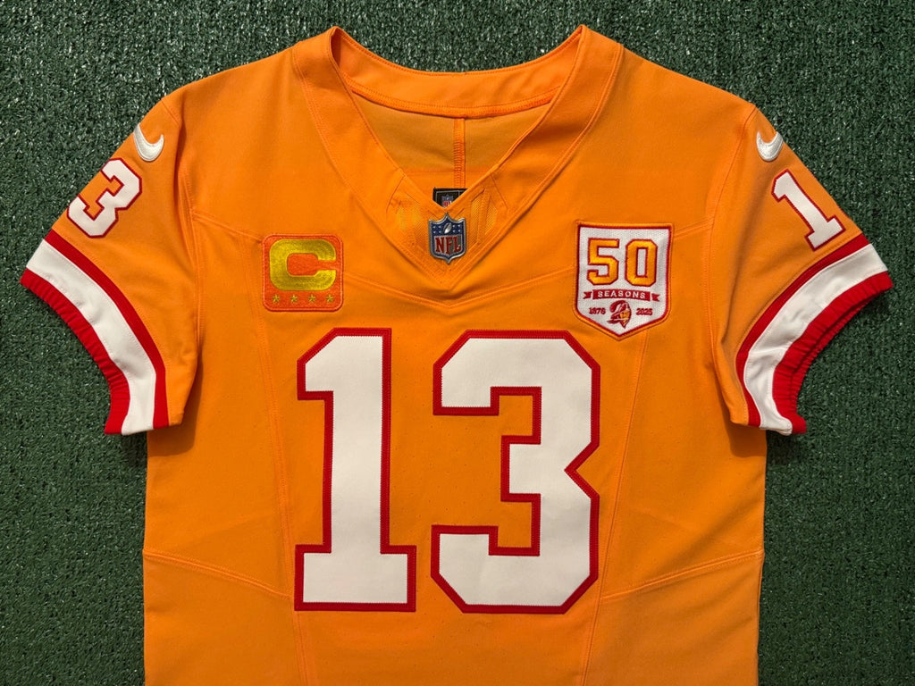Mike Evans Tampa Bay Buccaneers Jersey #13 Nike Vapor FUSE Elite Orange Creamsicle Size 40 (Medium) NFL