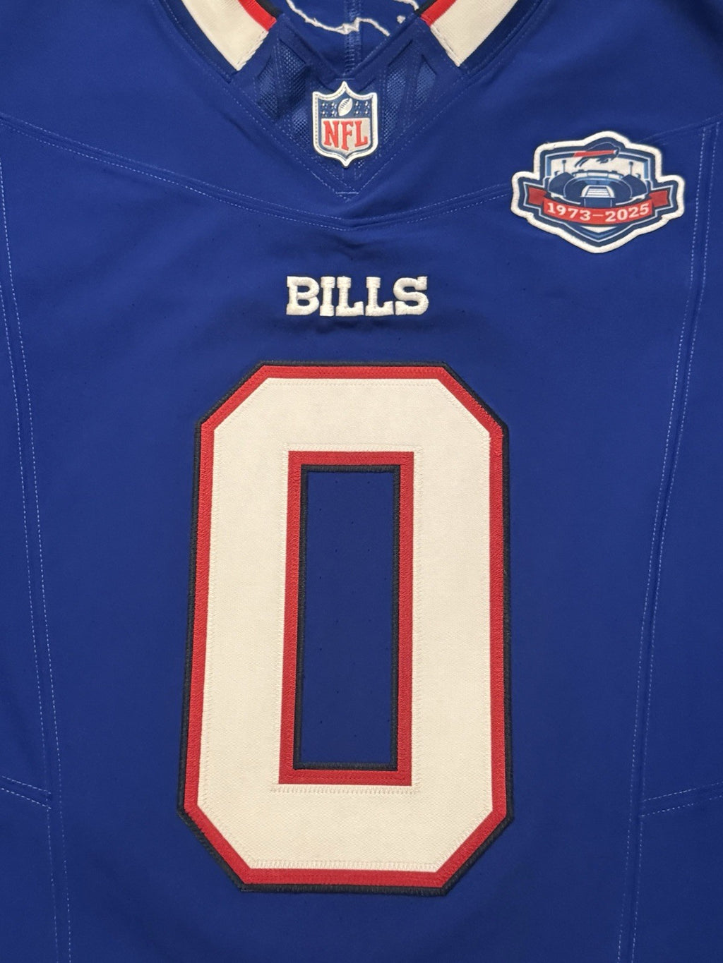 Keon Coleman Buffalo Bills Jersey #0 Nike Vapor Fuse Elite Blue Size 44 (L) NFL