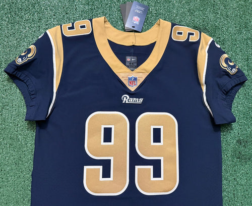 Aaron Donald Los Angeles Rams Jersey #99 Nike Vapor Elite Blue Size 44 (Large) NFL