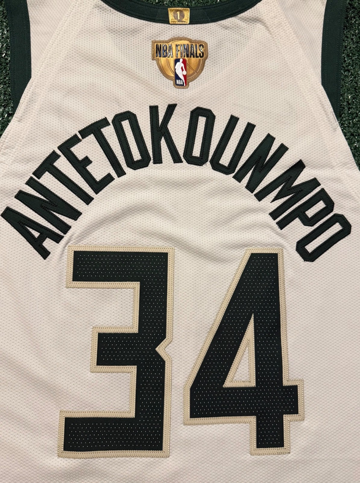 Giannis Antetokounmpo Milwaukee Bucks Jersey #34 Nike Vaporknit Authentic White Size 48 (Large) NBA