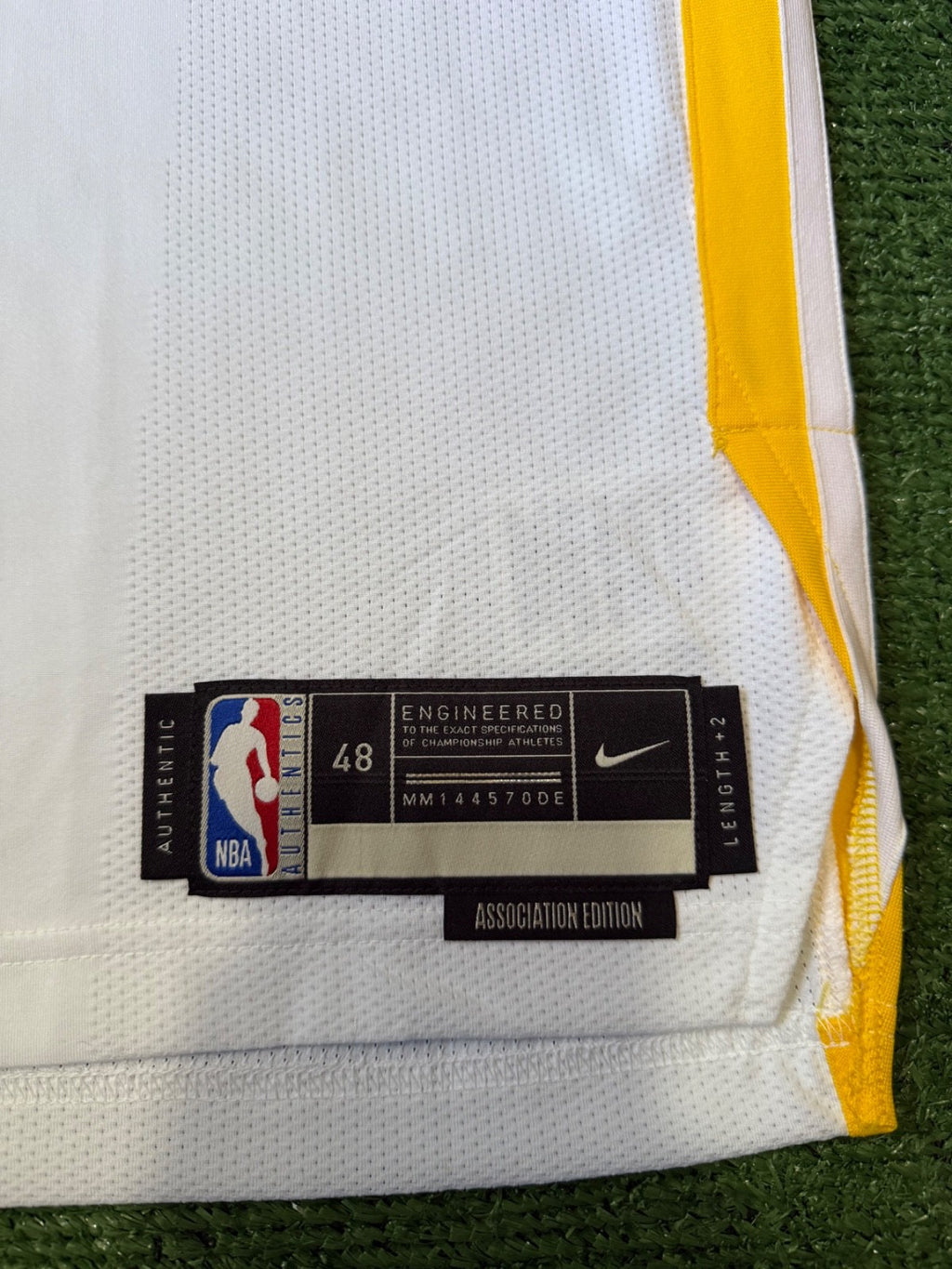 Steph Curry Golden State Warriors Jersey #30 Nike ADV Authentic White Size 48 (L) NBA