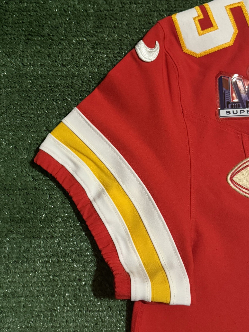 Patrick Mahomes Kansas City Chiefs Jersey #15 Nike Vapor FUSE Elite Red Size 44 (L) NFL
