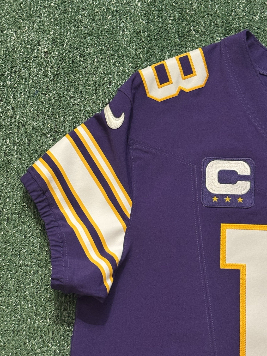 Justin Jefferson Minnesota Vikings Jersey #18 Nike Vapor FUSE Elite Purple Size 48 (XL) NFL