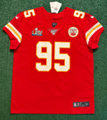 Chris Jones Kansas City Chiefs Jersey #95 Nike Vapor Elite Red Size 48 (XL) NFL