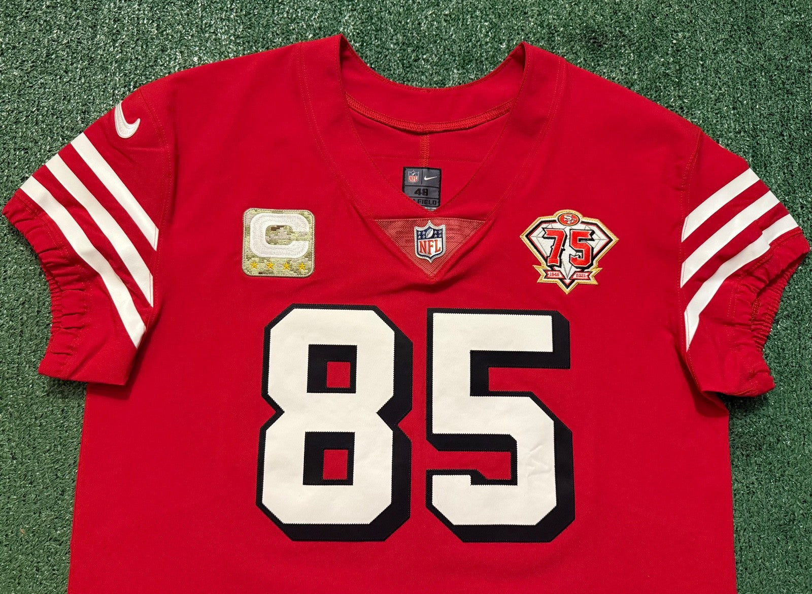 George Kittle San Francisco 49ers
Jersey #85 Nike Vapor Elite red
Size 48 (XL) NFL