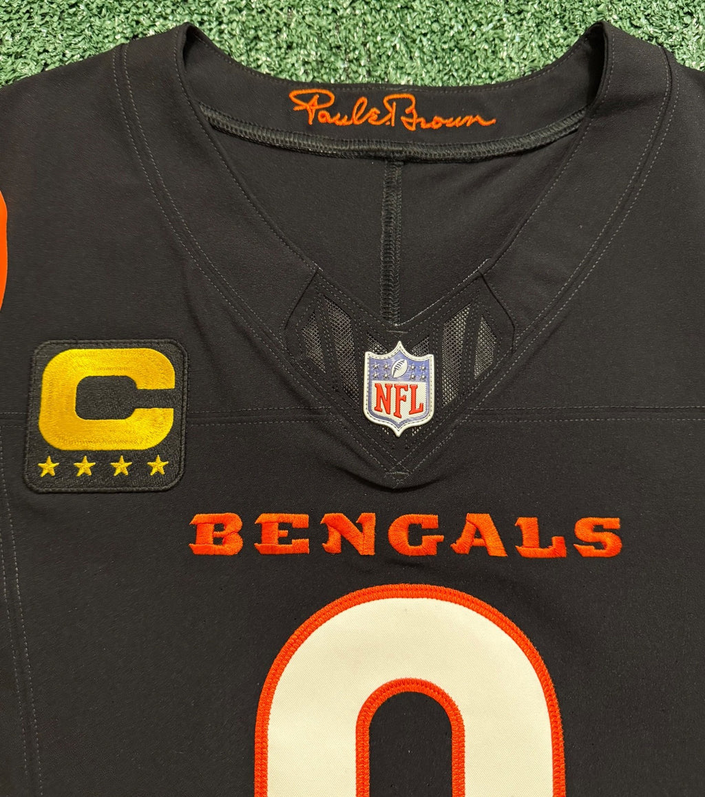 Joe Burrow Cincinnati Bengals Jersey #9 Nike Vapor FUSE Elite Black Size 40 (M) NFL
