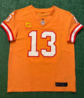 Mike Evans Tampa Bay Buccaneers Jersey #13 Nike Vapor FUSE Elite Orange Creamsicle Size 44 (Large) NFL