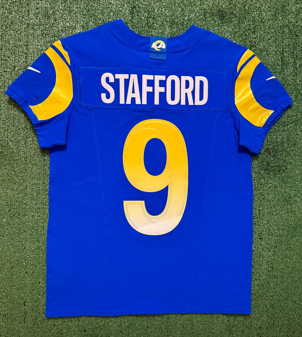 Matthew Stafford Los Angeles Rams Jersey #9 Nike Vapor FUSE Elite blue Size 40 (Medium) NFL