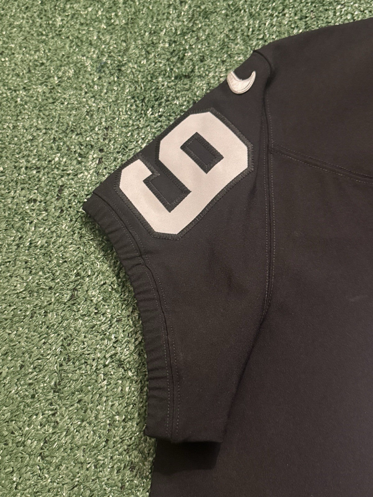 Brock Bowers Las Vegas Raiders Jersey #89 Nike Vapor Fuse Elite Black Size 48 (XL) NFL
