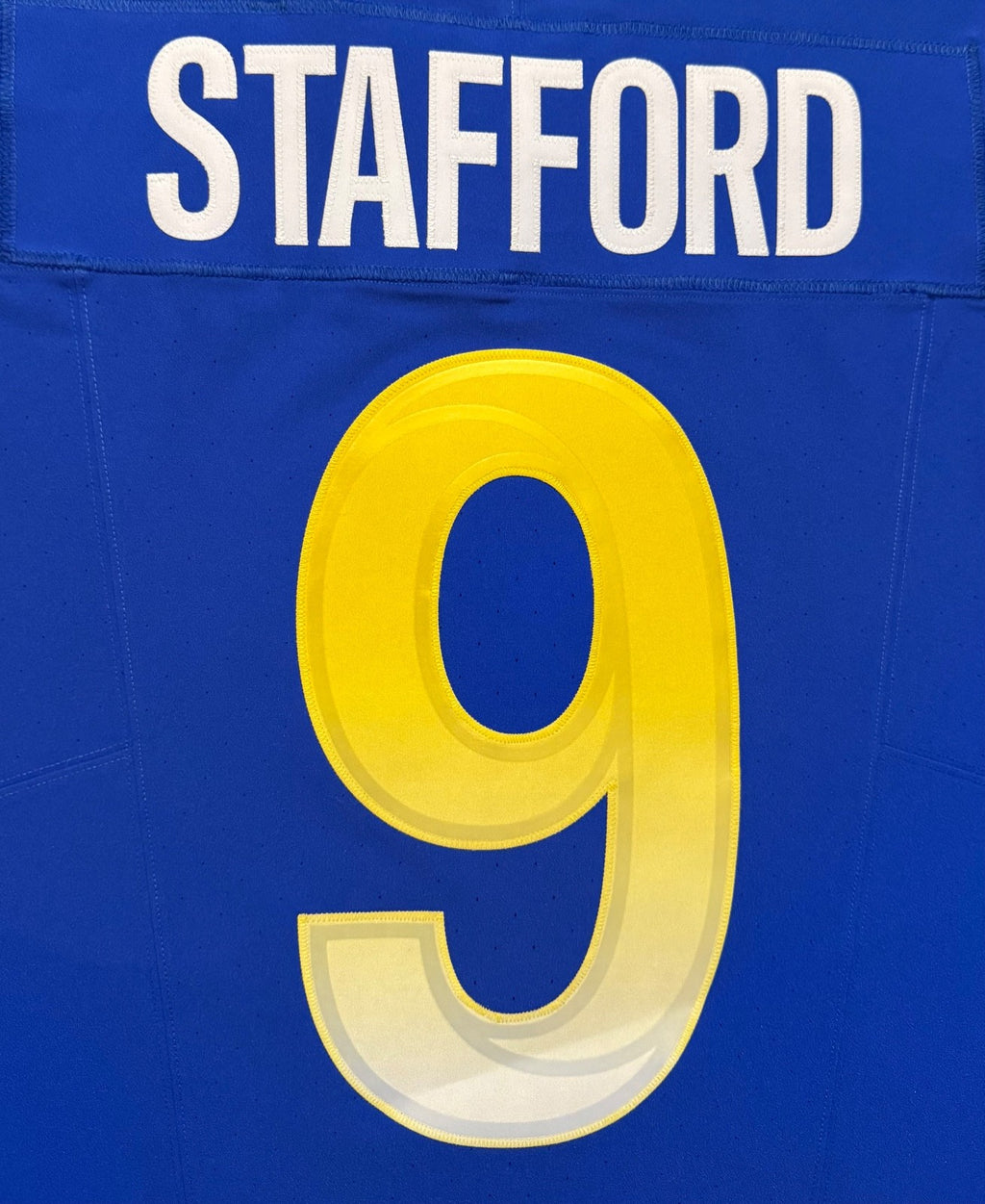Matthew Stafford Los Angeles Rams Jersey #9 Nike Vapor FUSE Elite blue Size 40 (Medium) NFL