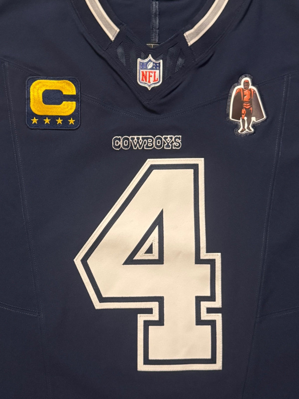 Dak Prescott Dallas Cowboys Jersey #4 Nike Vapor Fuse Elite Navy Size 40 (Medum) NFL