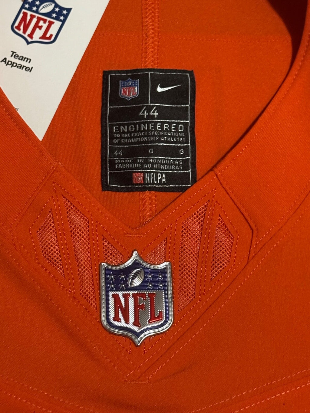 Caleb Williams Chicago Bears Jersey #18 Nike Vapor FUSE Elite Orange Size 44 (Large) NFL