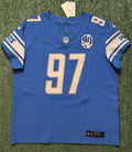 Aidan Hutchinson Detroit Lions Jersey #97 Nike Vapor FUSE Elite Blue size 48 (XL) NFL
