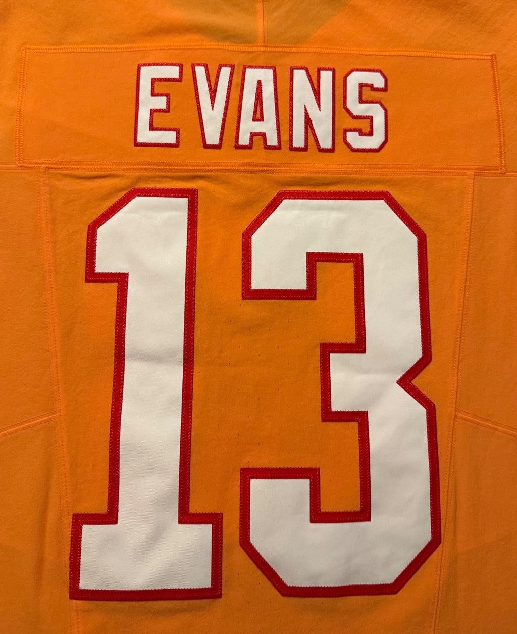 Mike Evans Tampa Bay Buccaneers Jersey #13 Nike Vapor FUSE Elite Orange Creamsicle Size 44 (Large) NFL