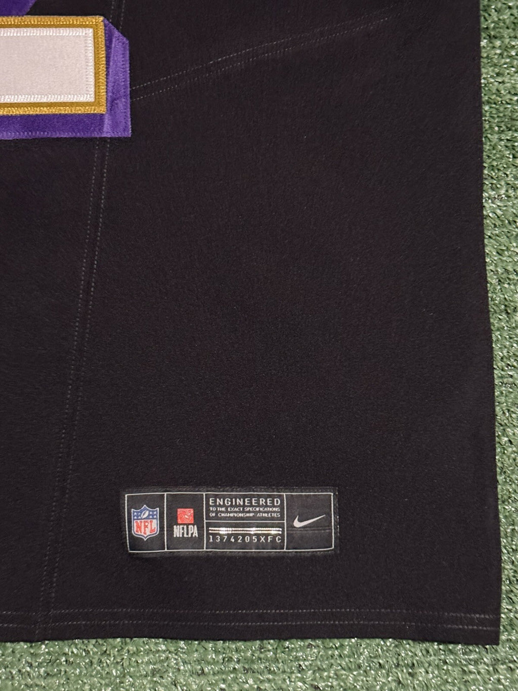 Derrick Henry Baltimore Ravens Jersey #22 Nike Vapor FUSE Elite Black Size 48 (XL) NFL