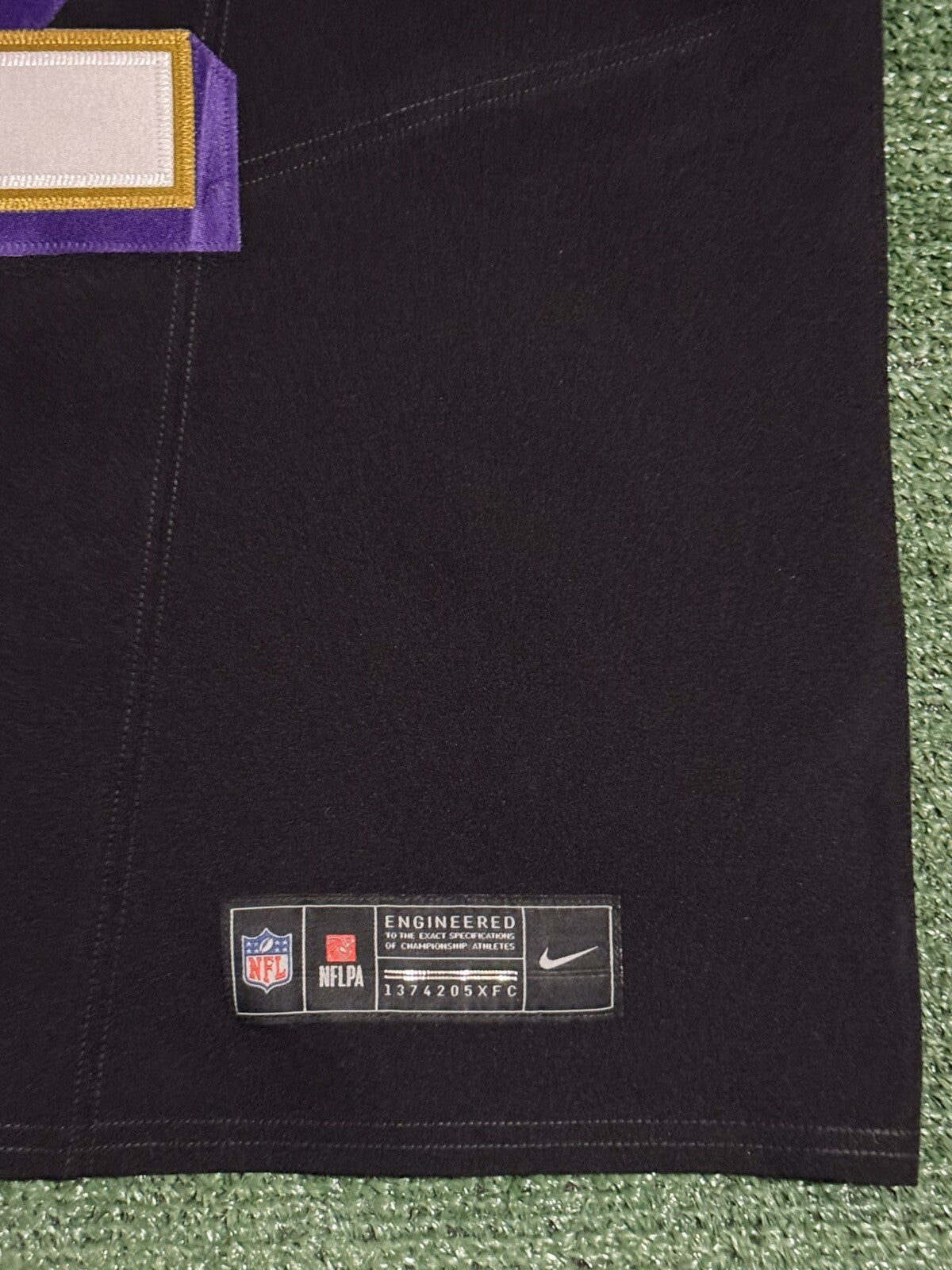 Derrick Henry Baltimore Ravens Jersey #22 Nike Vapor FUSE Elite Black Size 48 (XL) NFL