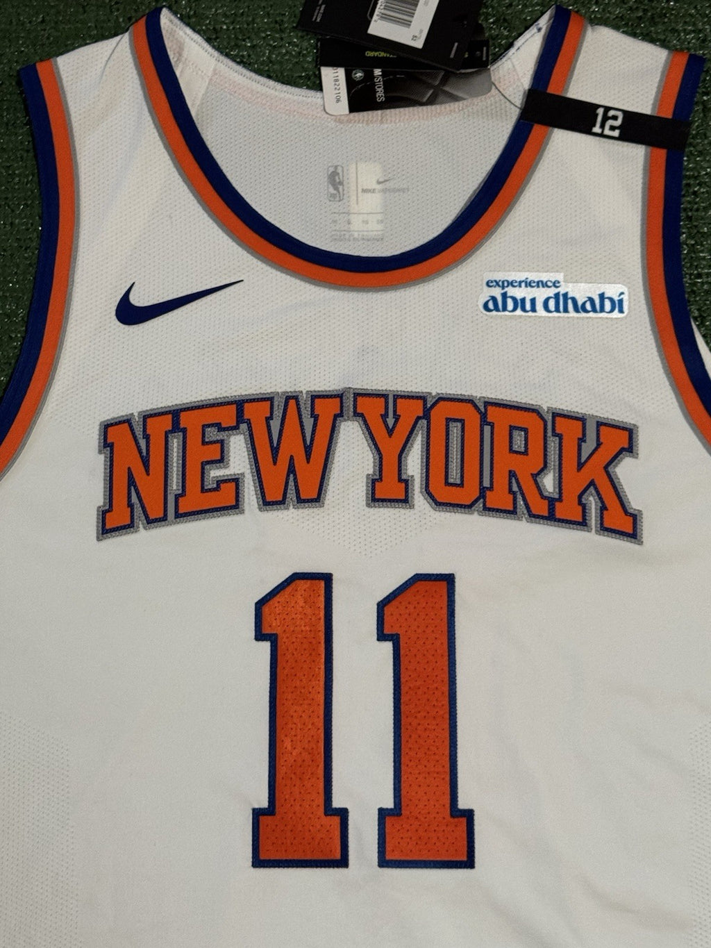 Jalen Brunson New York Knicks Jersey #11 Nike VaporKnit Authentic White Size 52 (XL) NBA