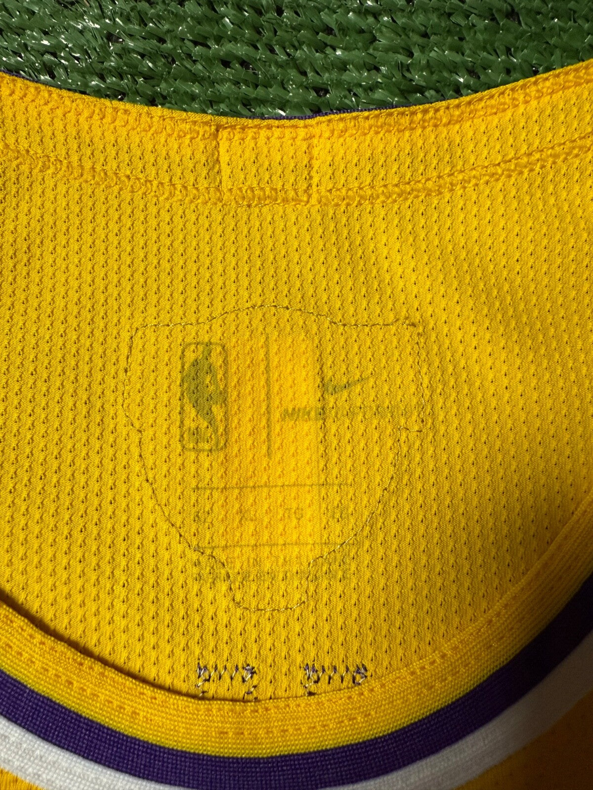 LeBron James Los Angeles Lakers Jersey #23 Nike VaporKnit Authentic Gold Size 52 (XL) NBA