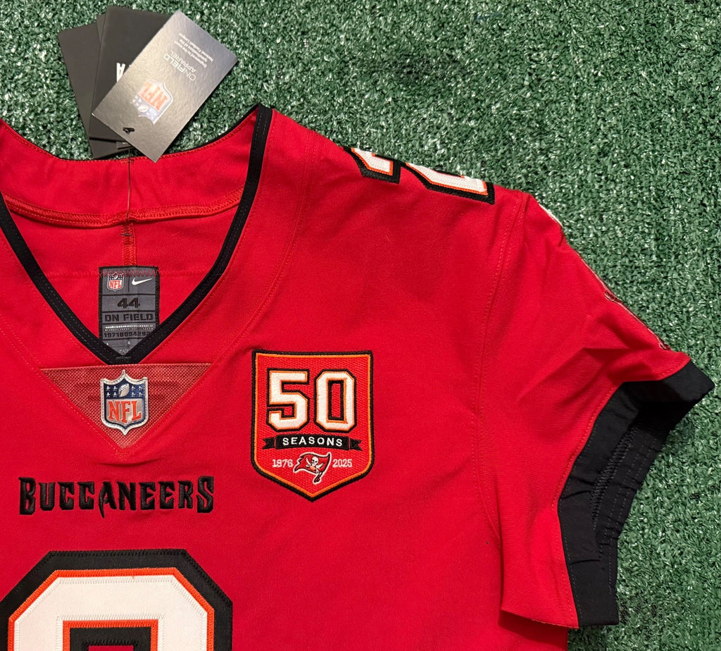 Emeka Egbuka Tampa Bay Buccaneers Jersey #2 Nike Vapor Elite red Size 44 (Large) NFL