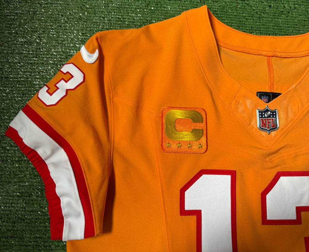Mike Evans Tampa Bay Buccaneers Jersey #13 Nike Vapor FUSE Elite Orange Creamsicle Size 44 (Large) NFL