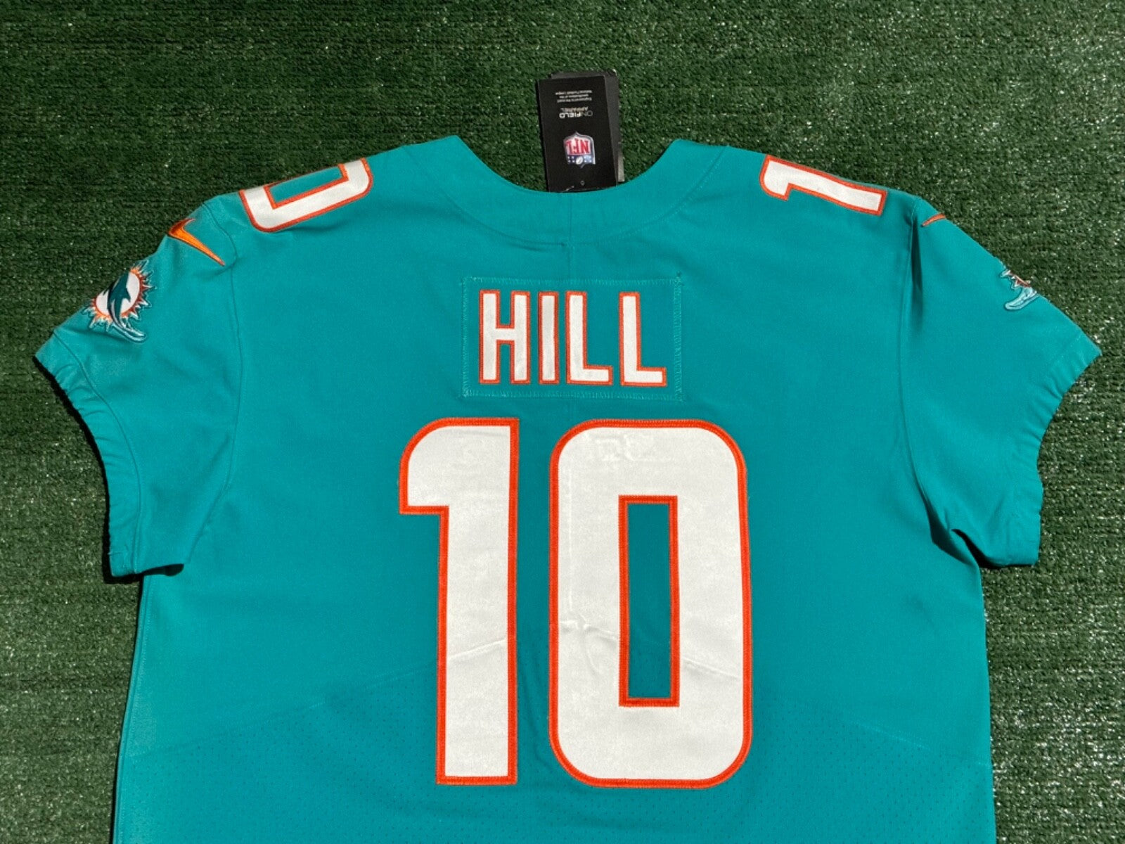 Tyreek Hill Miami Dolphins Jersey #10 Nike Vapor Elite Aqua Size 48 (XL) NFL
