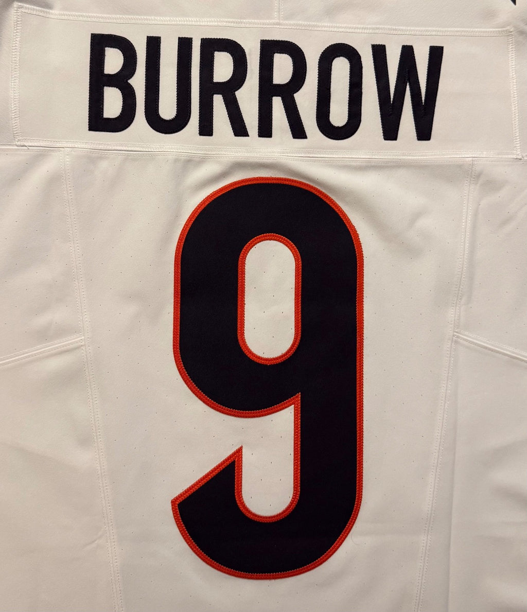 Joe Burrow Cincinnati Bengals Jersey #9 Nike Vapor FUSE Elite White Size 44 (L) NFL