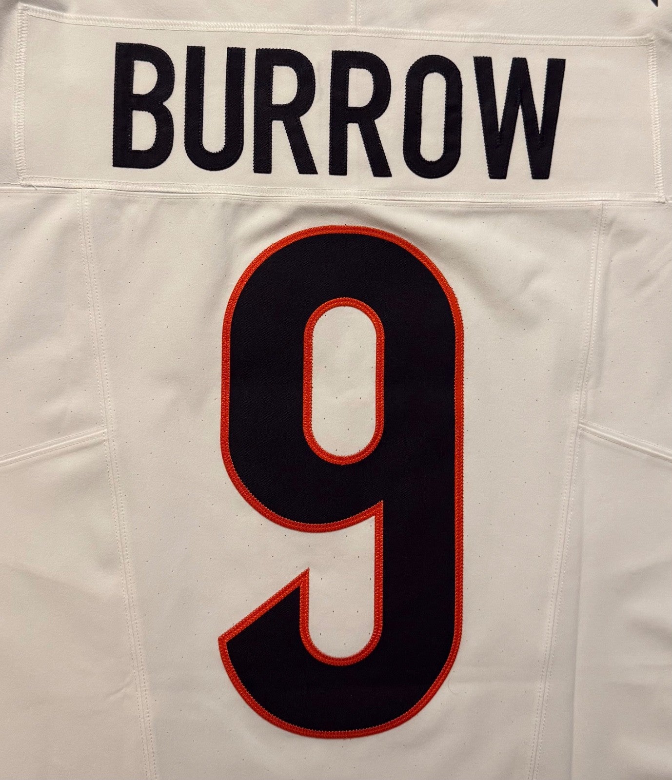 Joe Burrow Cincinnati Bengals Jersey #9 Nike Vapor FUSE Elite White Size 44 (L) NFL