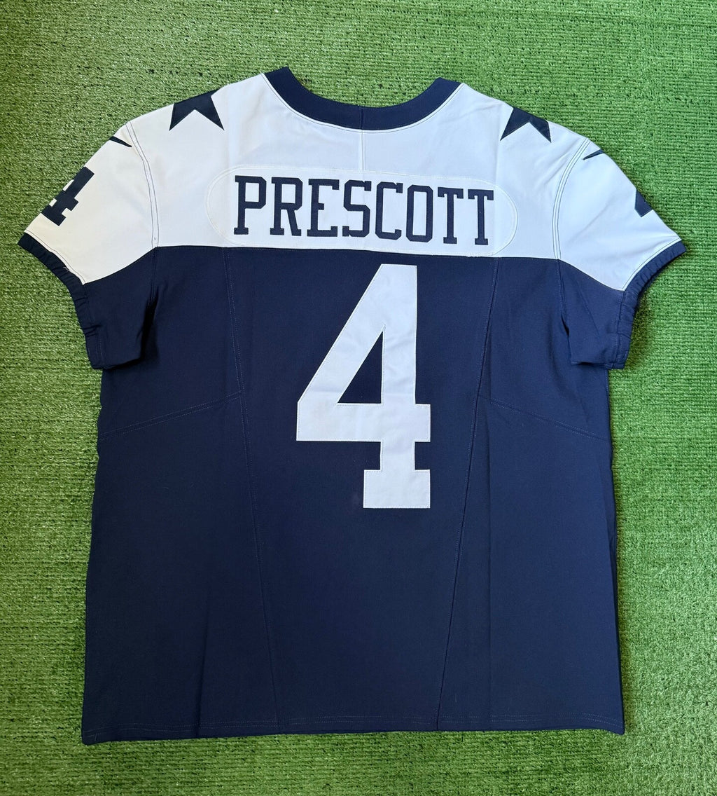 Dak Prescott Dallas Cowboys Jersey #4 Nike Vapor Fuse Elite Navy Size 48 (XL) NFL