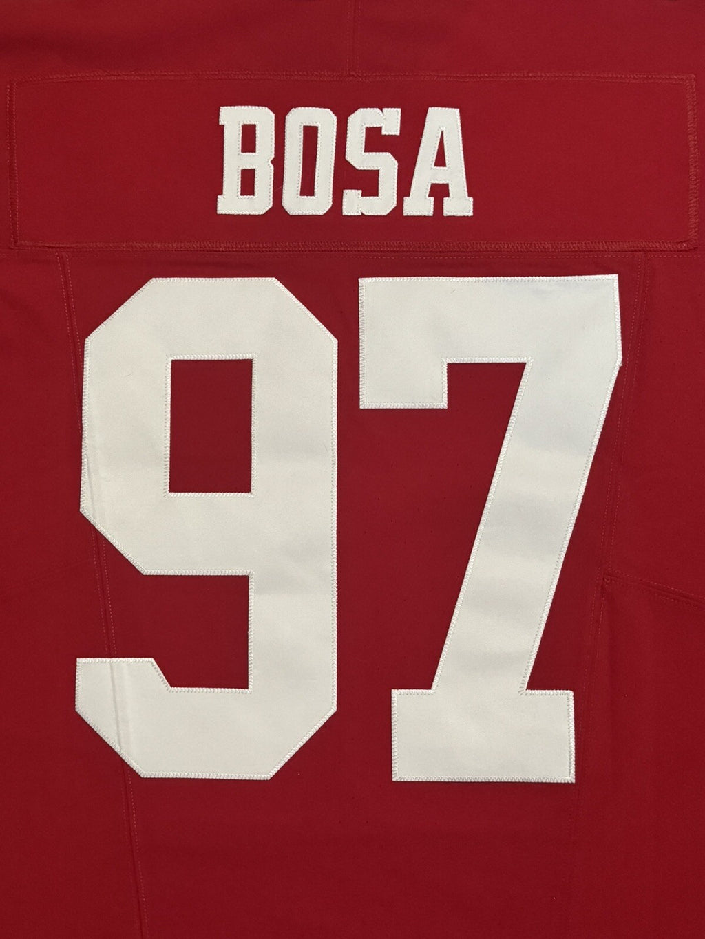 Nick Bosa San Francisco 49ers
Jersey #97 Nike Vapor FUSE Elite red Size 48 (XL) NFL