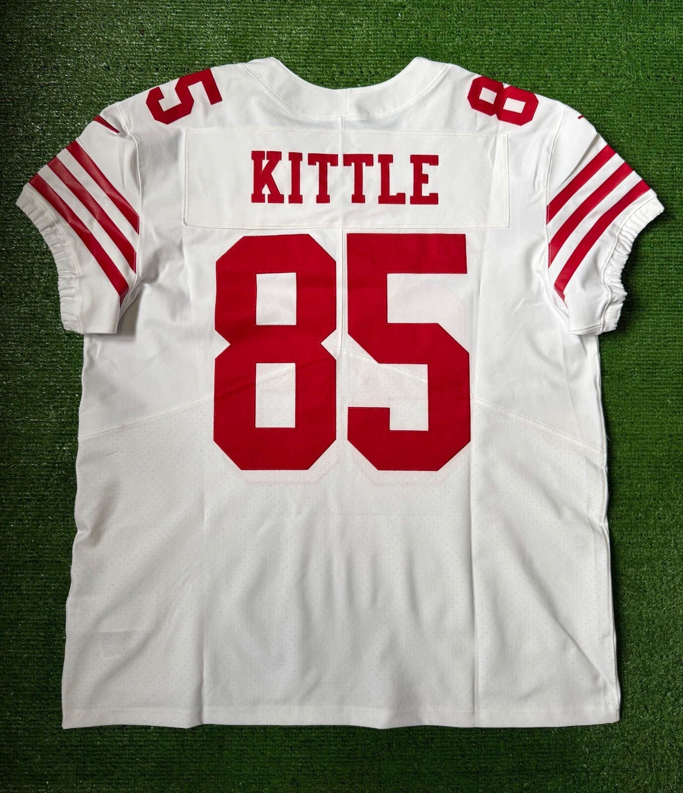 George Kittle San Francisco 49ers
Jersey #85 Nike Vapor Elite white
Size 48 (XL) NFL