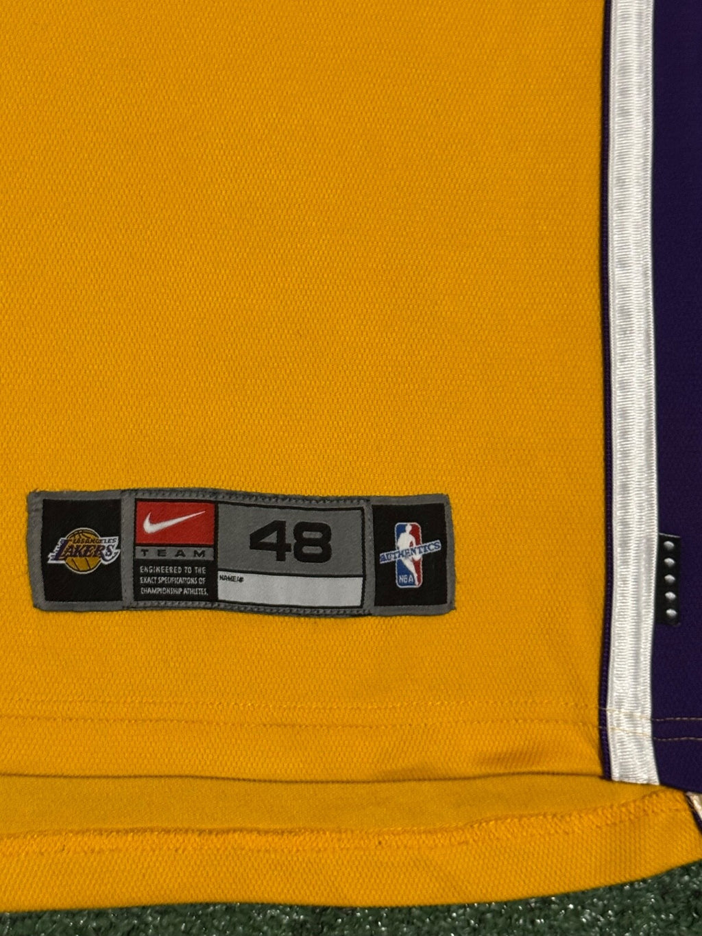 Kobe Bryant Los Angeles Lakers Jersey #8 Nike Authentic Gold Size 48 (XL) NBA