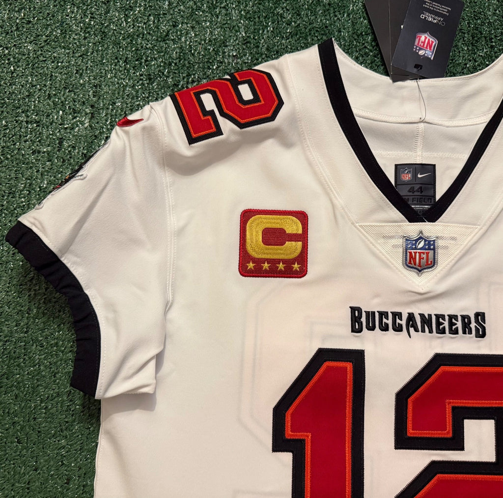 Tom Brady Tampa Bay Buccaneers Jersey #12 Nike Vapor Elite White size 44 (Large) NFL