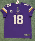 Justin Jefferson Minnesota Vikings Jersey #18 Nike Vapor Elite Purple Size 48 (XL) NFL