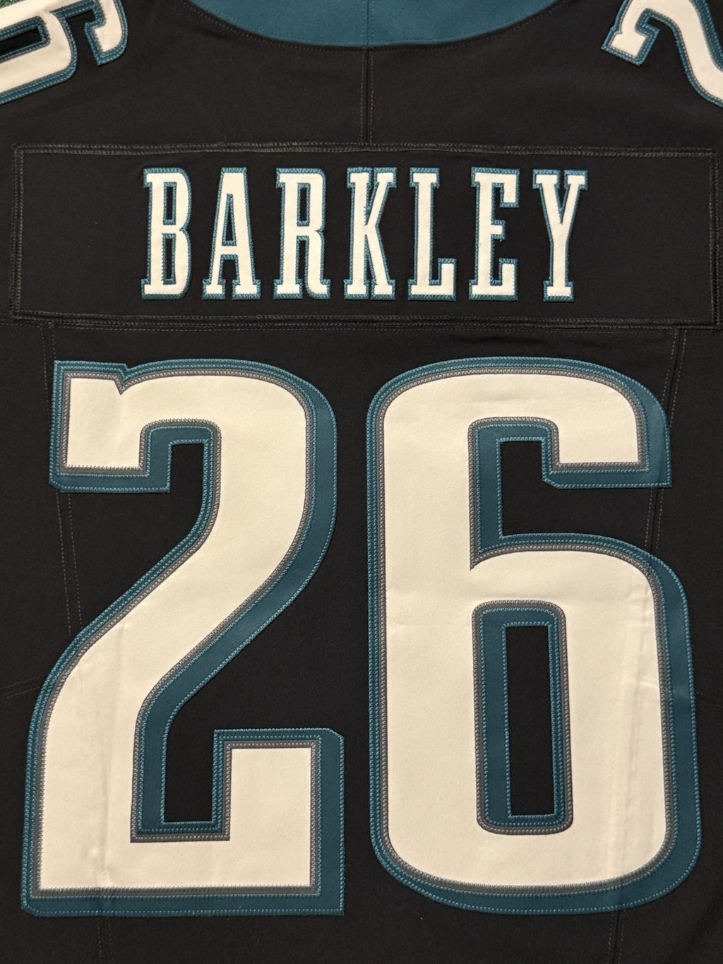 Saquon Barkley Philadelphia Eagles Jersey #26 Nike Vapor FUSE Elite Black size 40 (medium) NFL