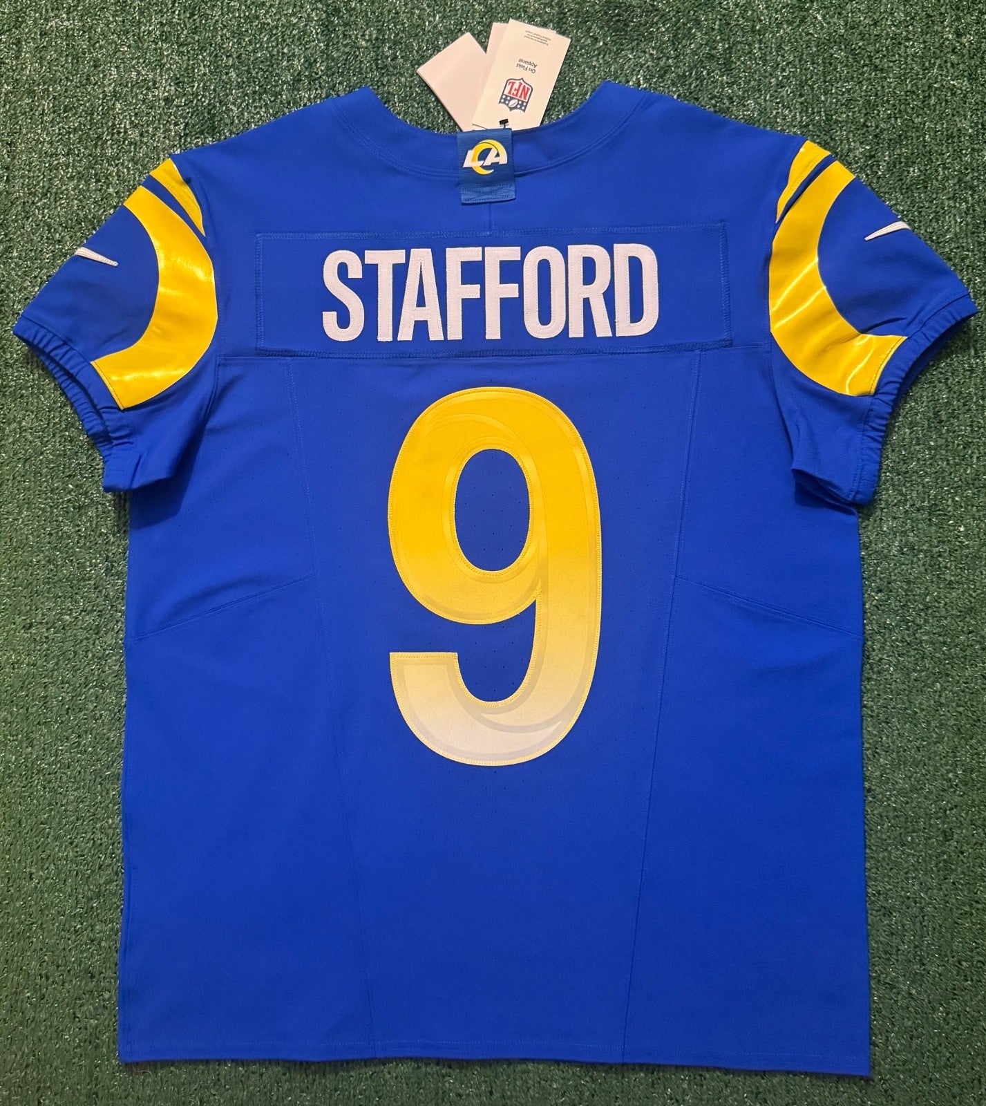 Matthew Stafford Los Angeles Rams Jersey #9 Nike Vapor FUSE Elite blue Size 44 (Large) NFL