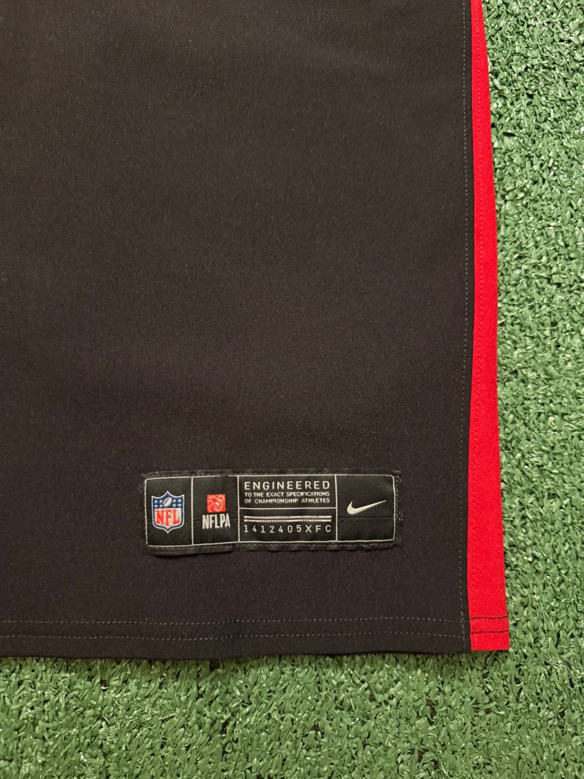Bijan Robinson Atlanta Falcons Jersey #7 Nike Vapor FUSE Elite Black Size 44 (Large) NFL