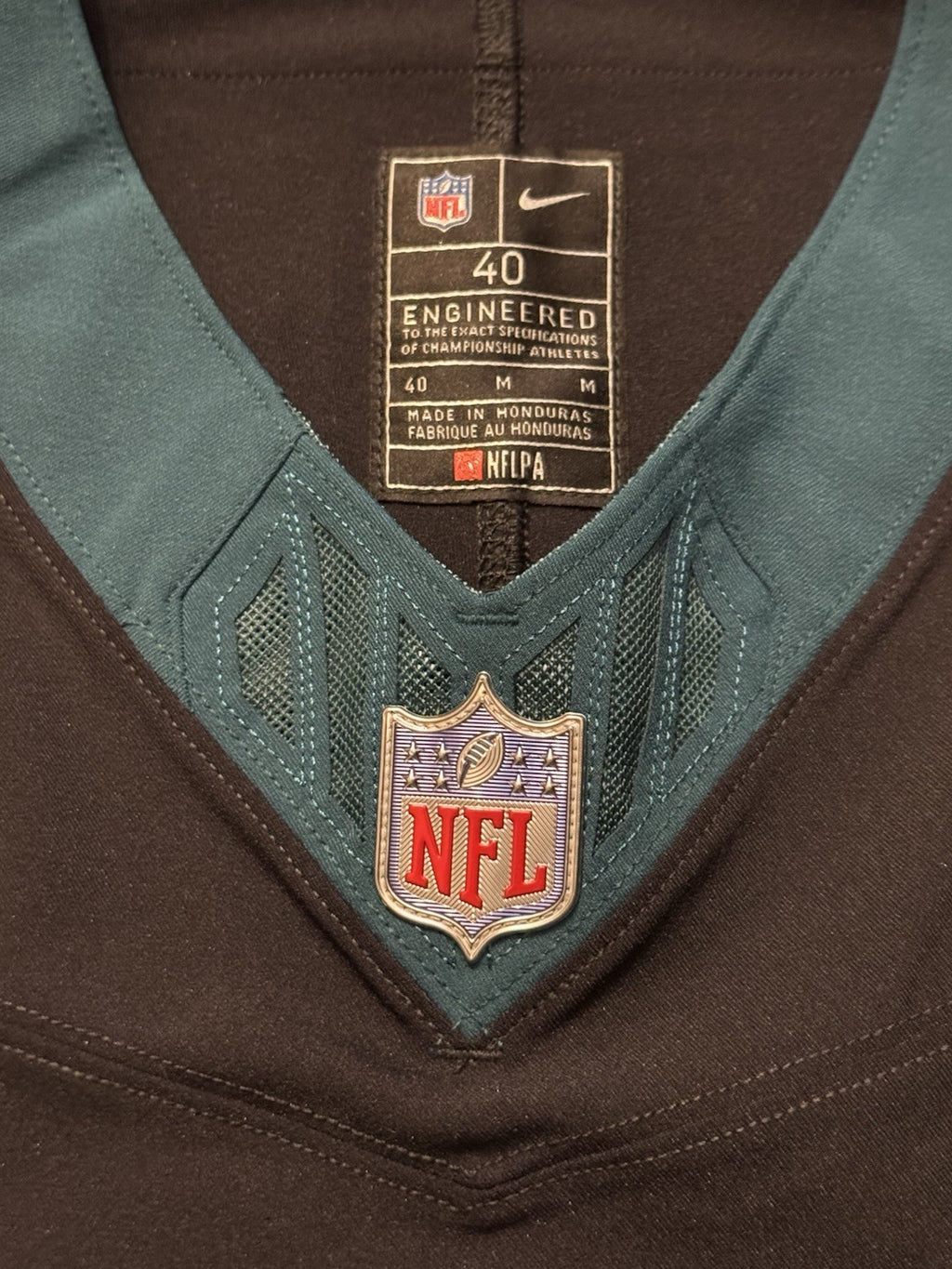 Saquon Barkley Philadelphia Eagles Jersey #26 Nike Vapor FUSE Elite Black size 40 (medium) NFL