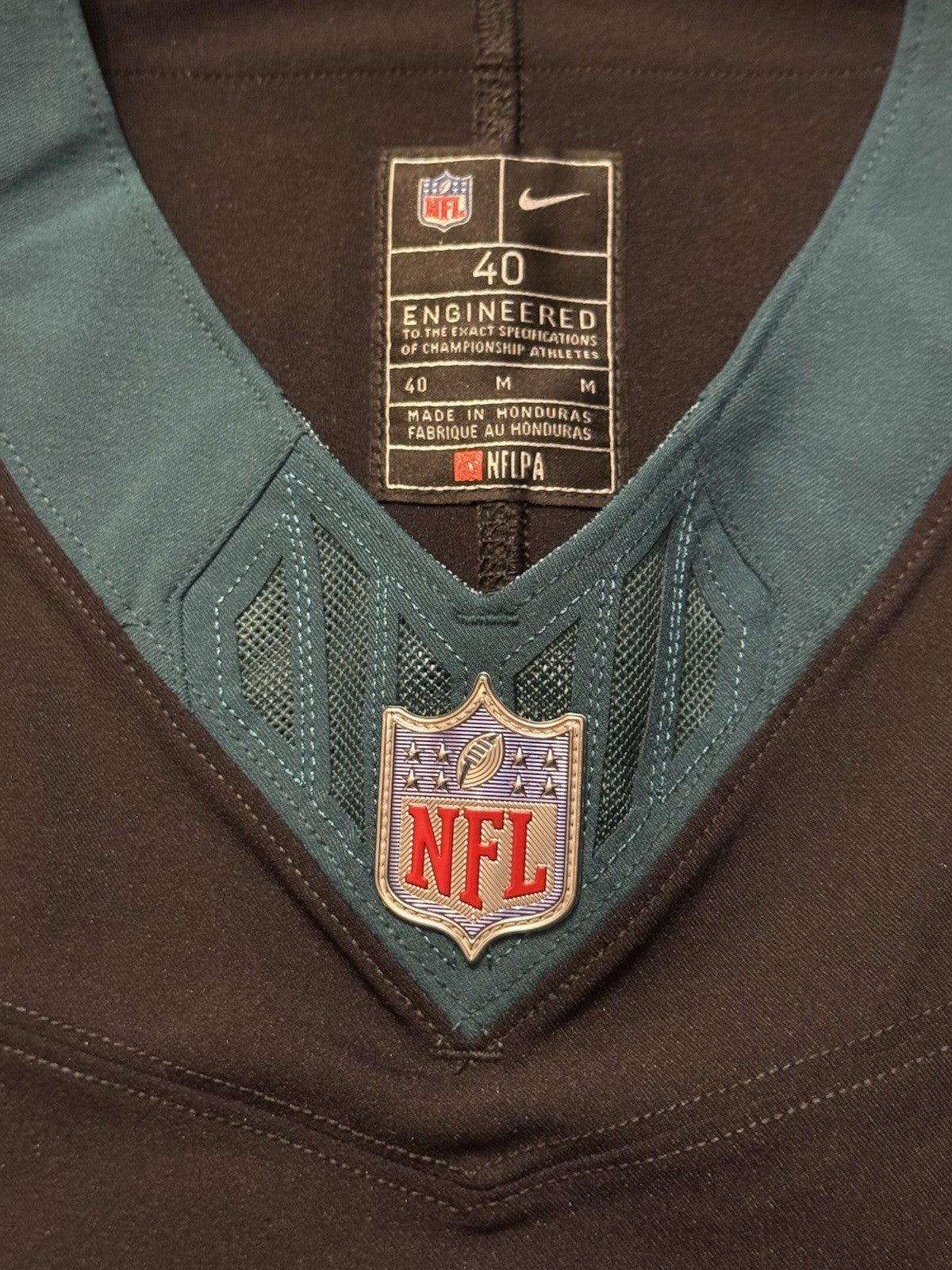 Saquon Barkley Philadelphia Eagles Jersey #26 Nike Vapor FUSE Elite Black size 40 (medium) NFL