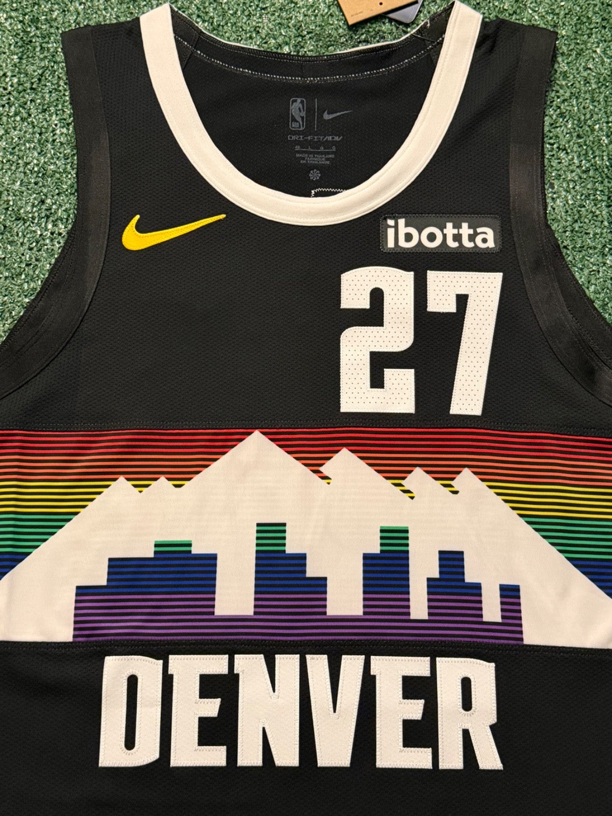 Jamal Murray Denver Nuggets Jersey #27 Nike ADV Authentic Black Size 48 (L) NBA
