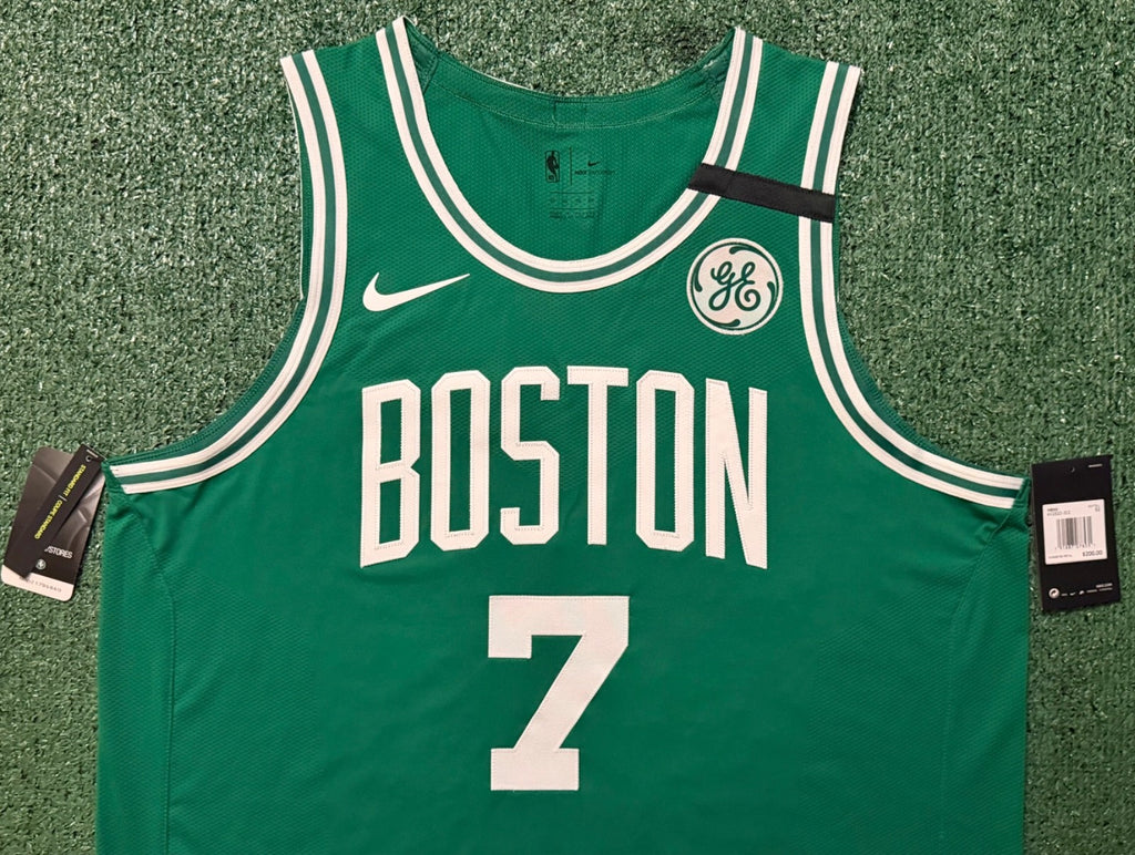 Jaylen Brown Boston Celtics Jersey #7 Nike Vaporknit Authentic Green Size 52 (XL) NBA