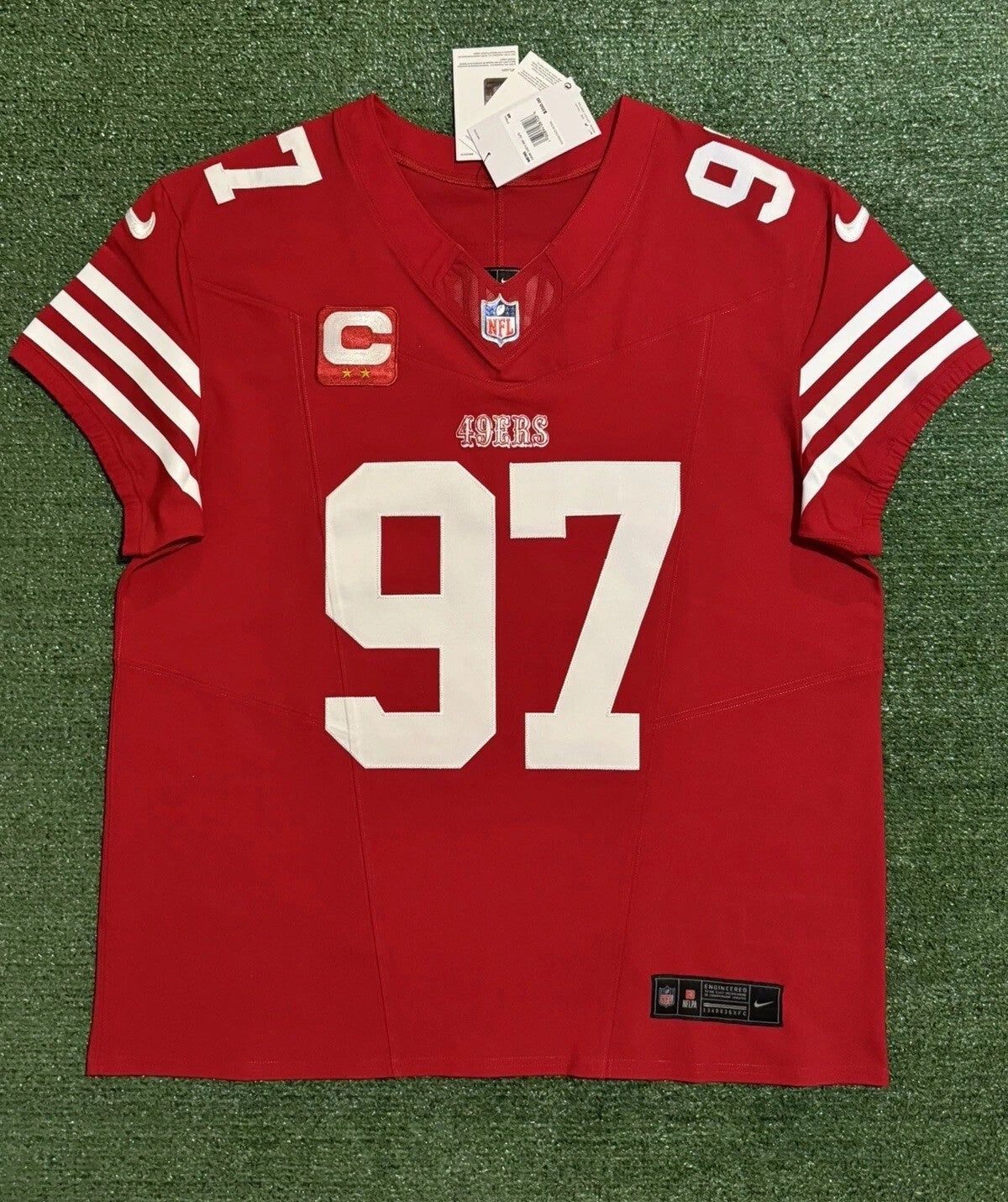 Nick Bosa San Francisco 49ers
Jersey #97 Nike Vapor FUSE Elite red Size 48 (XL) NFL