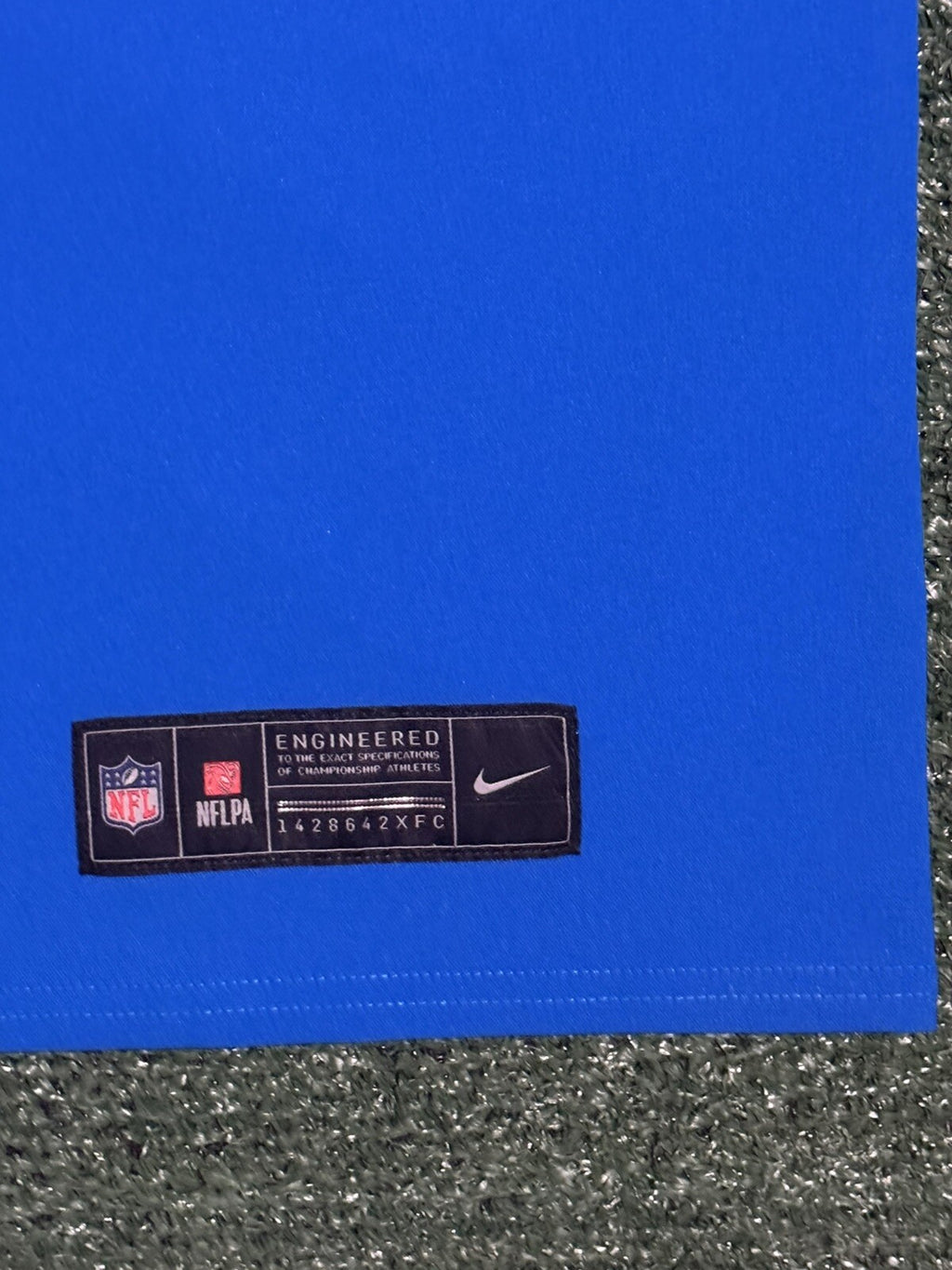 Penei Sewell Detroit Lions Jersey #58 Nike Vapor FUSE Elite Blue 48 (XL) NFL