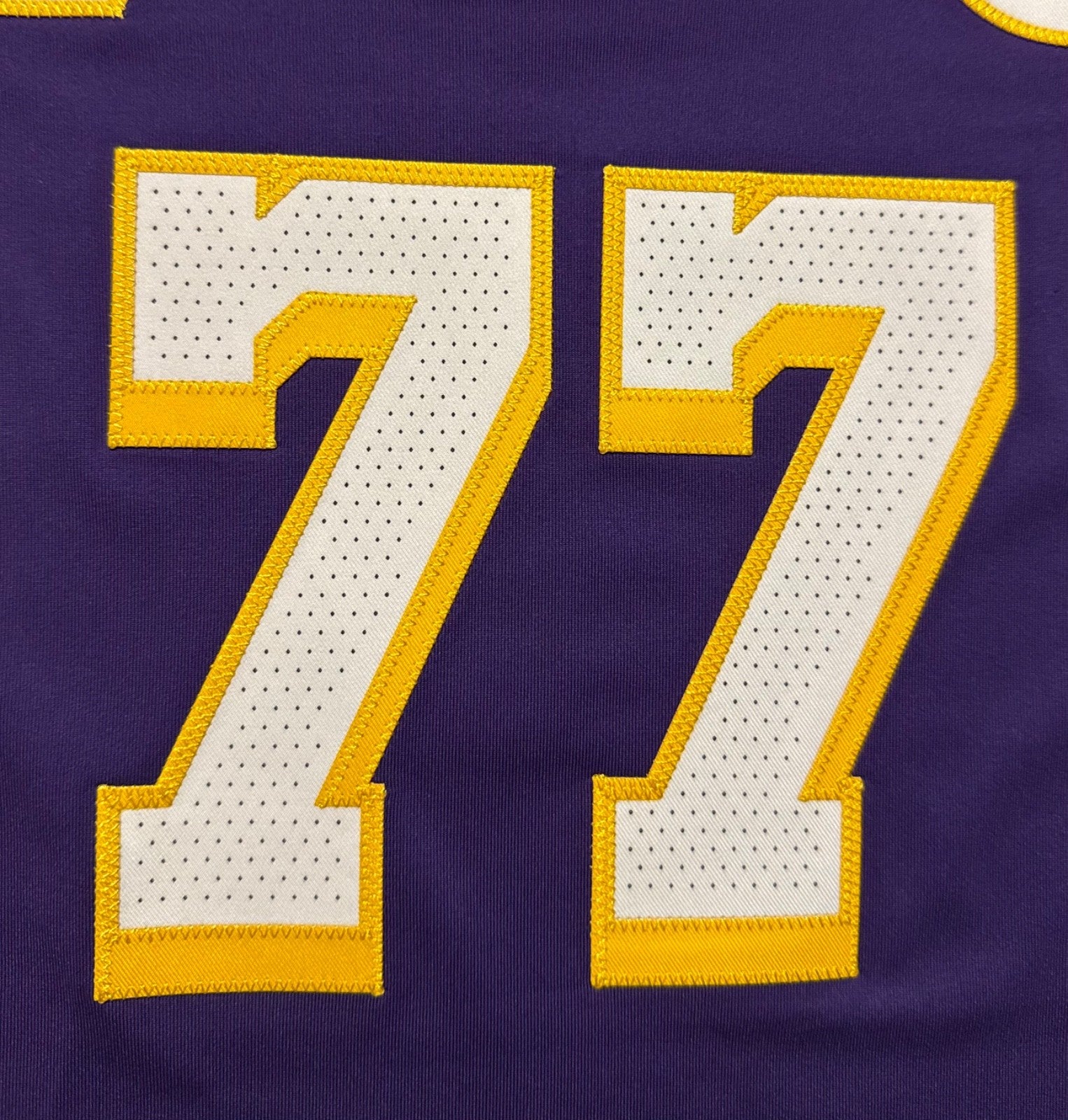 Luka Doncic Los Angeles Lakers Jersey #77 Nike ADV Authentic Purple Size 48 (L) NBA