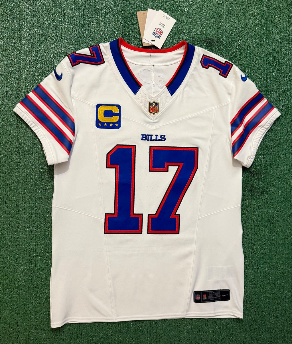 Josh Allen Buffalo Bills Jersey #17 Nike Vapor Fuse Elite White Size 40 (M) NFL
