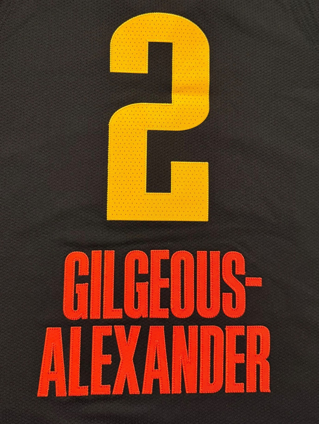 Shai Gilgeous-Alexander Oklahoma City Thunder Jersey #2 Nike ADV Authentic Black Size 48 (L) NBA