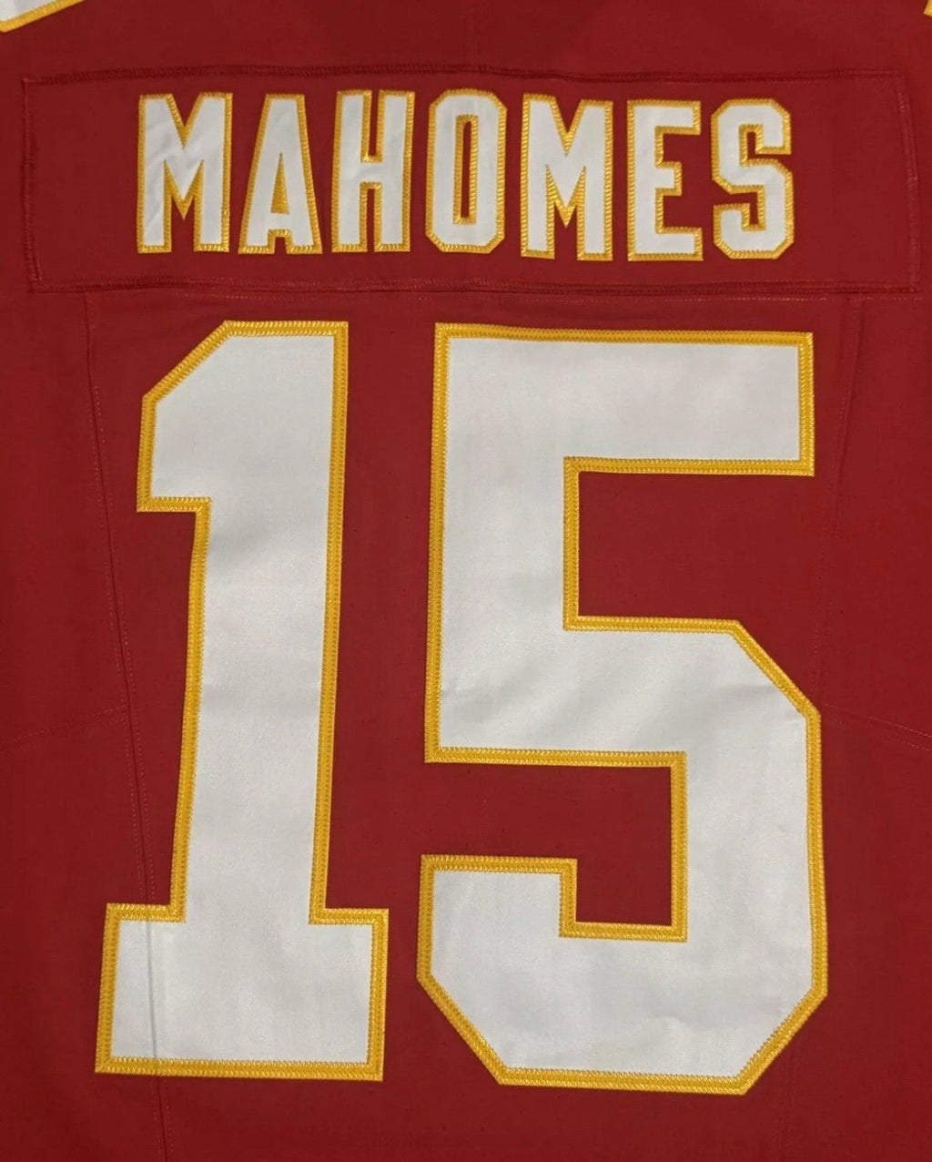 Patrick Mahomes Kansas City Chiefs Jersey #15 Nike Vapor FUSE Elite Red Size 44 (L) NFL